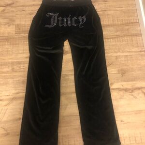 Juicy Couture Black Velvet joggers